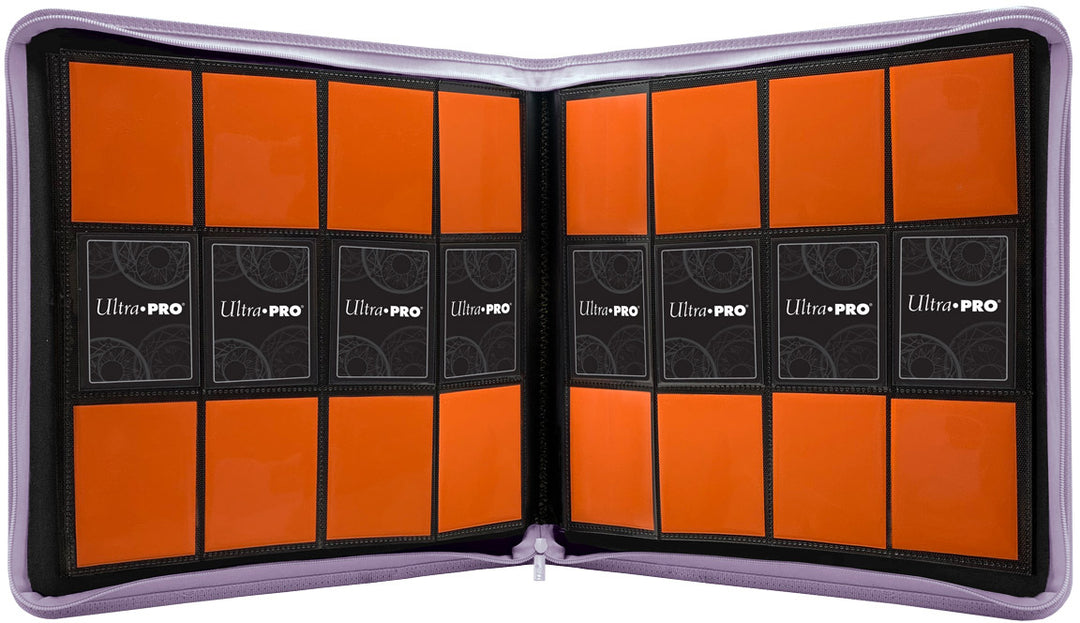 Ultra Pro-12 Pocket Zippered Pro Binder-Purple,