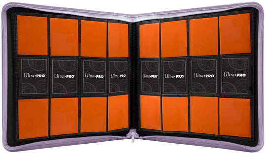 Ultra Pro-12 Pocket Zippered Pro Binder-Purple,
