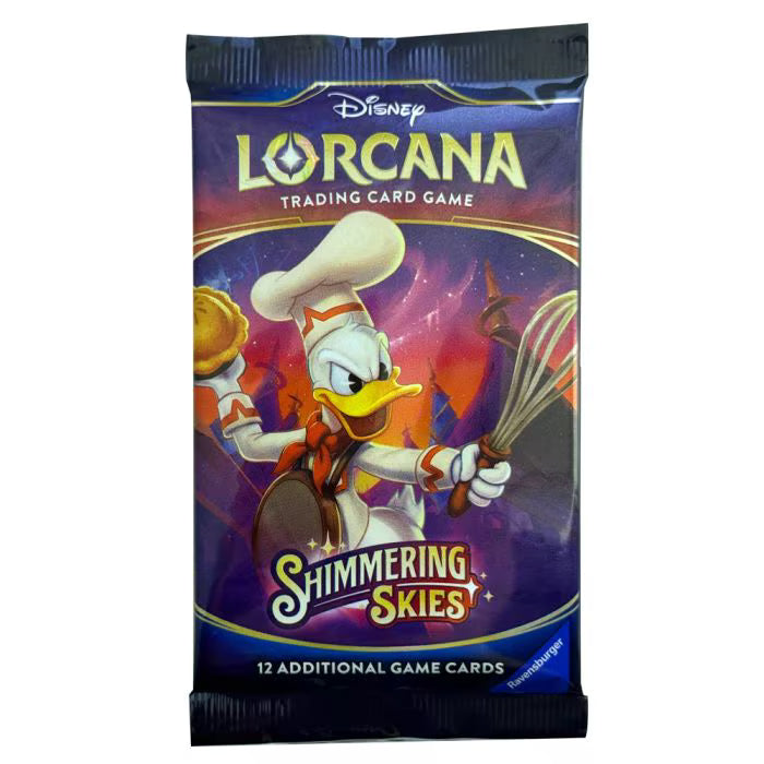 shimmering skies lorcana booster box Disney Lorcana TCG: Shimmering Skies 24 Pack Booster Box