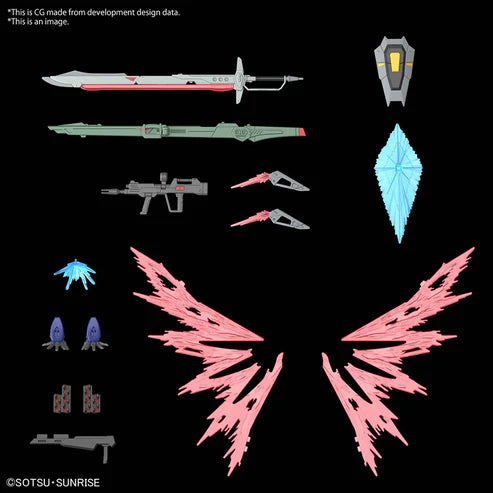 HGCE ZGMF/A-42S2 Destiny Gundam Spec II & Zeus Silhouette