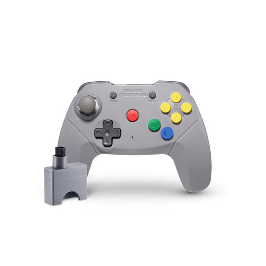 Retro Fighters Brawler64 Bluetooth 2.4 Ghz Controller For: N64®