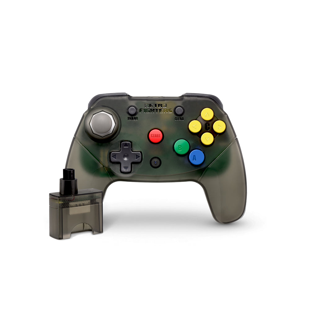 Retro Fighters Brawler64 Bluetooth 2.4 Ghz Controller For: N64®